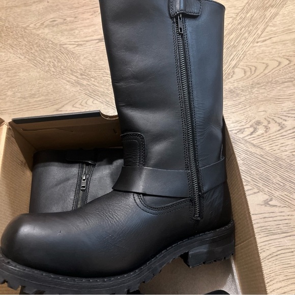 Harley Davidson Milwaukee leather Men\'s motorcycle boots